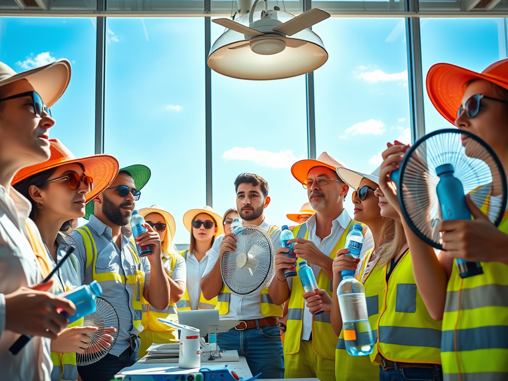 Canicule et santé au travail : prévenir les risques, protéger les&nbsp;équipes