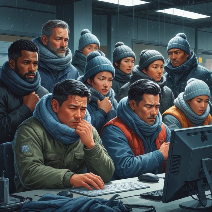 Température trop froide au&nbsp;travail